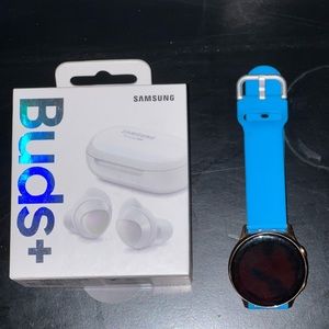 Samsung Galaxy Watch, Ear buds, watch bands